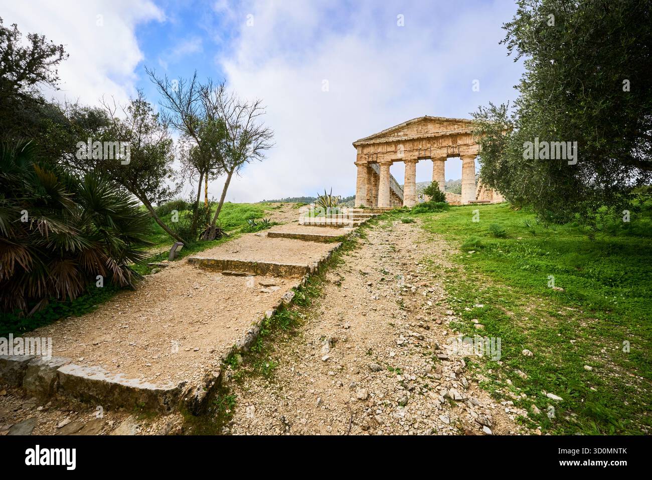 Tempio di Segesta , Sicile, Italie Banque D'Images