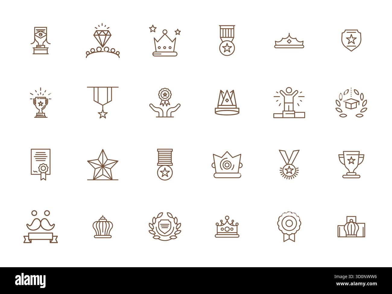 Astucieusement conçu 24 icônes vectorielles Bold Line Detail améliorées pour Prestige, livré en format haute résolution pour une excellence visuelle constante. Illustration de Vecteur