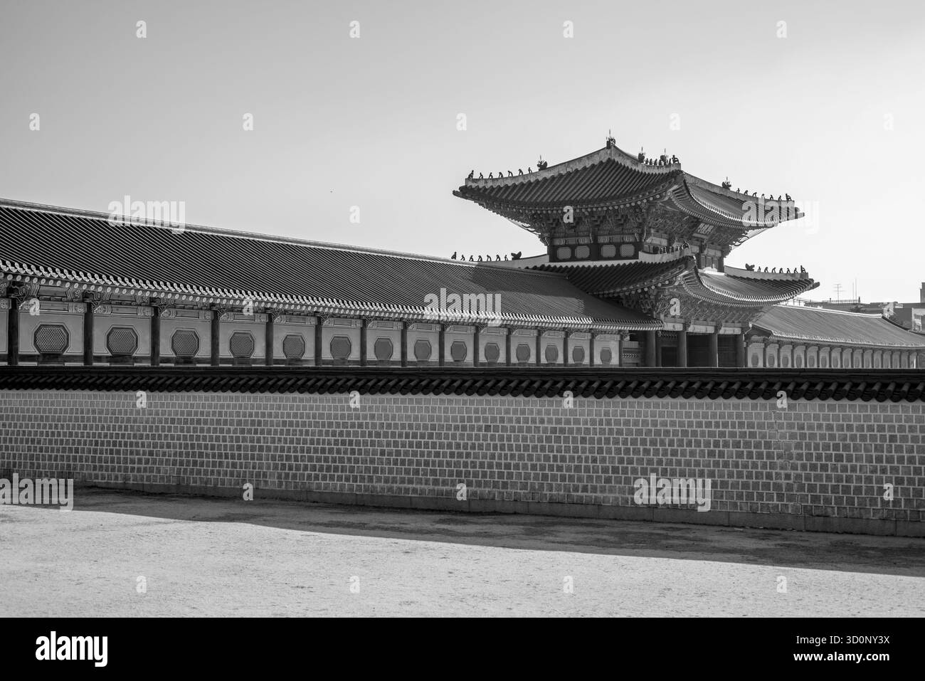 Palais royal Gyeongbokgung de la dynastie Joseon à Séoul, Corée du Sud, le 20 mars 2024 Banque D'Images