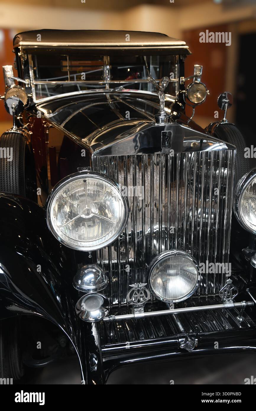 Boutons De Manchette Vintage émaillés Rolls Royce AVON - Années 30 - Modèle 93016 - Occasion Bon état