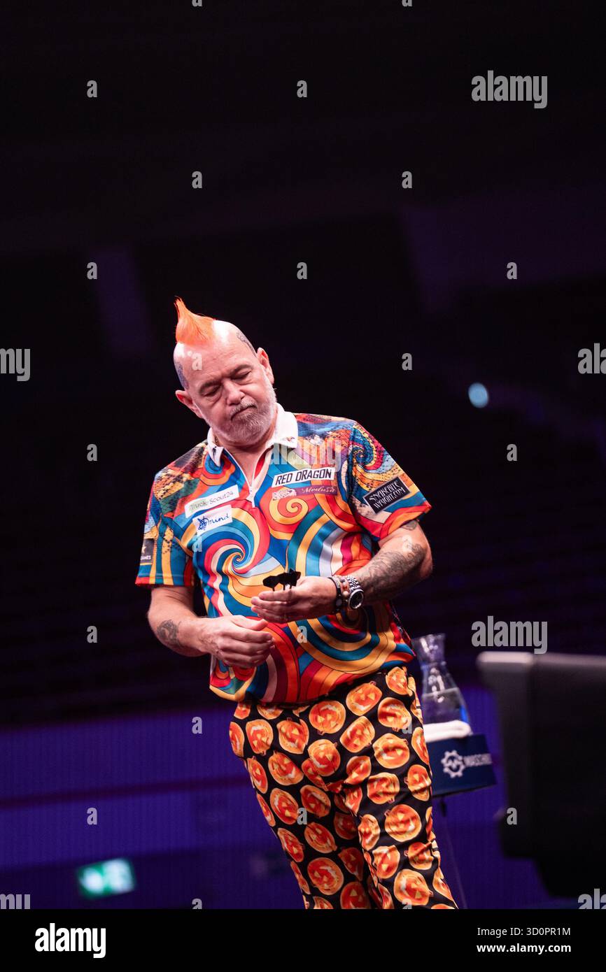 23.10.2025, Westfalenhalle, Dortmund, GER, PDC European Championship 2025 im Bild : Peter Wright Foto © nordphoto GmbH/Christian Schulze Banque D'Images