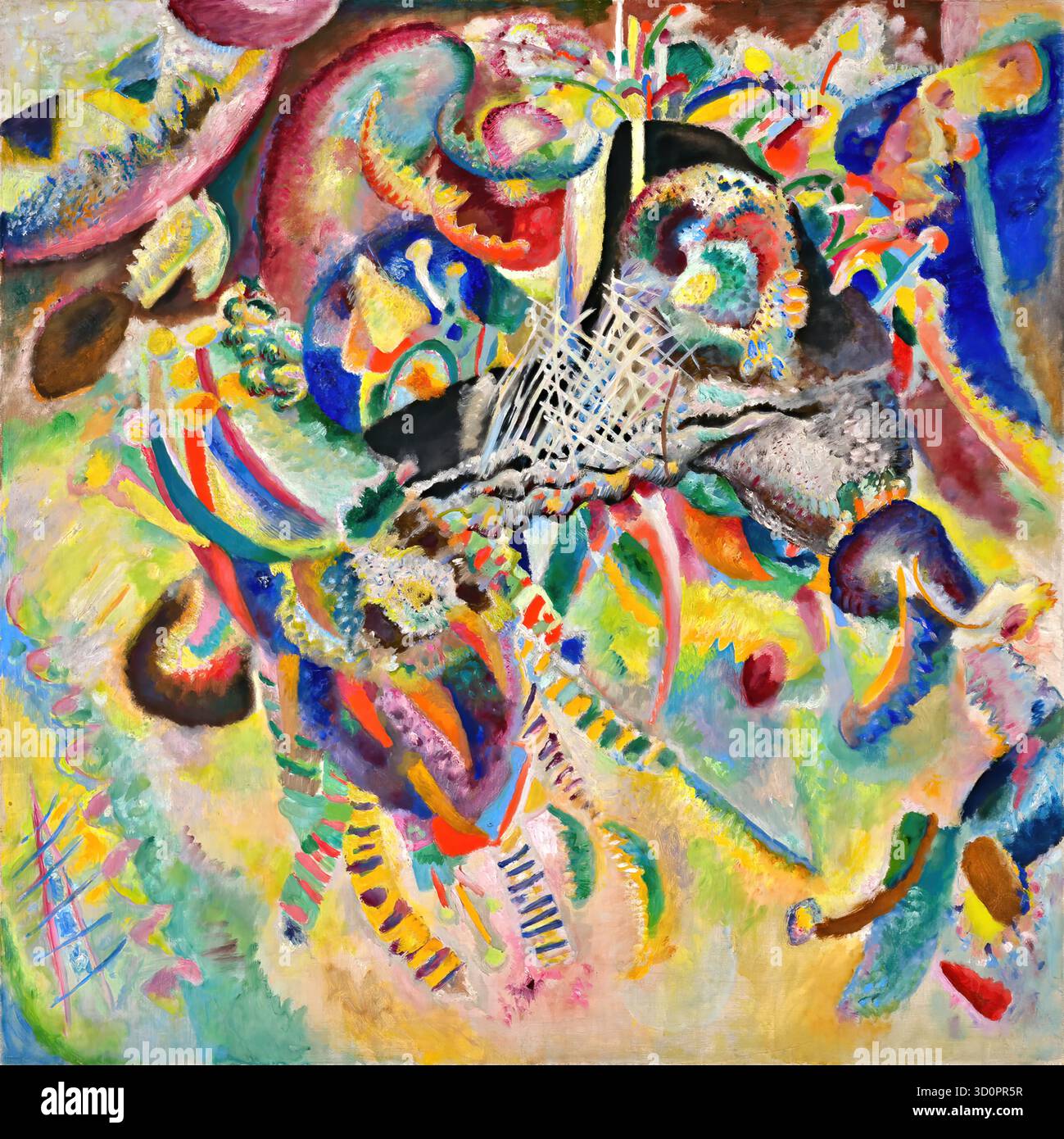 Fugue, 1914 de Wassily Kandinsky. Illustration de Vecteur Fugue, 1914 de Wassily Kandinsky. Illustration de Vecteur
