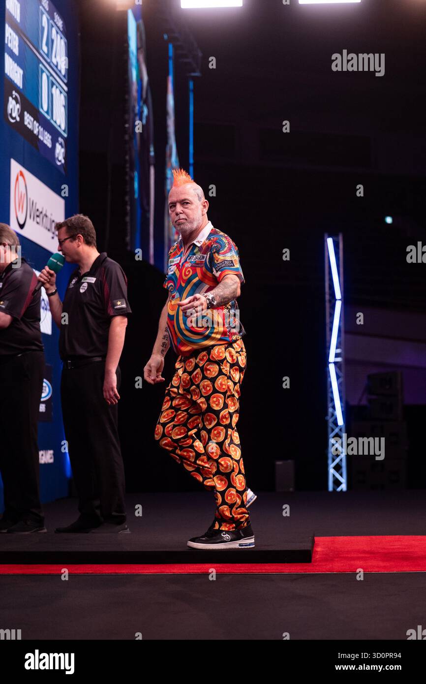 23.10.2025, Westfalenhalle, Dortmund, GER, PDC European Championship 2025 im Bild : Peter Wright Foto © nordphoto GmbH/Christian Schulze Banque D'Images