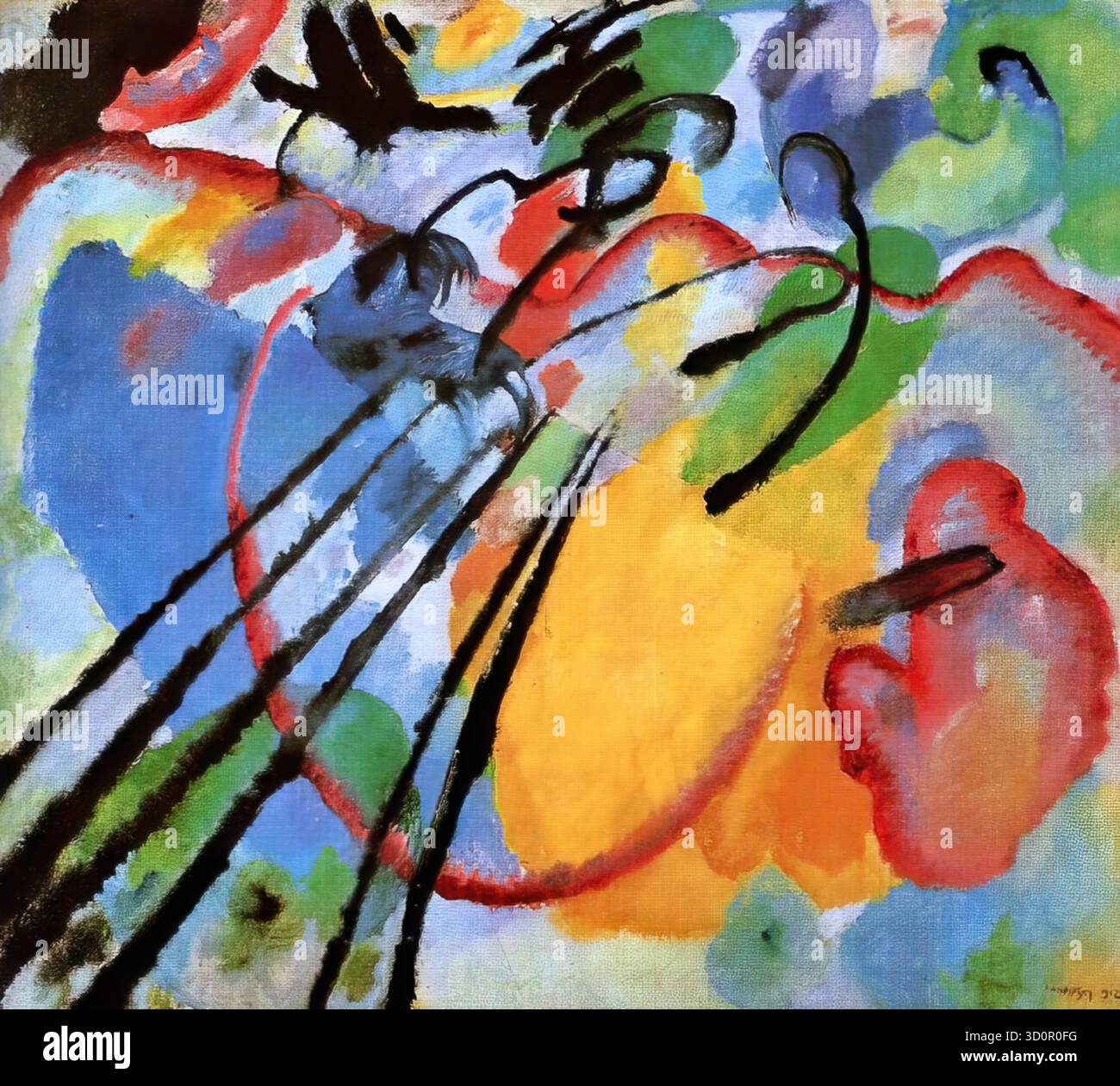 Improvisation 26, 1912 de Wassily Kandinsky. Illustration de Vecteur Improvisation 26, 1912 de Wassily Kandinsky. Illustration de Vecteur