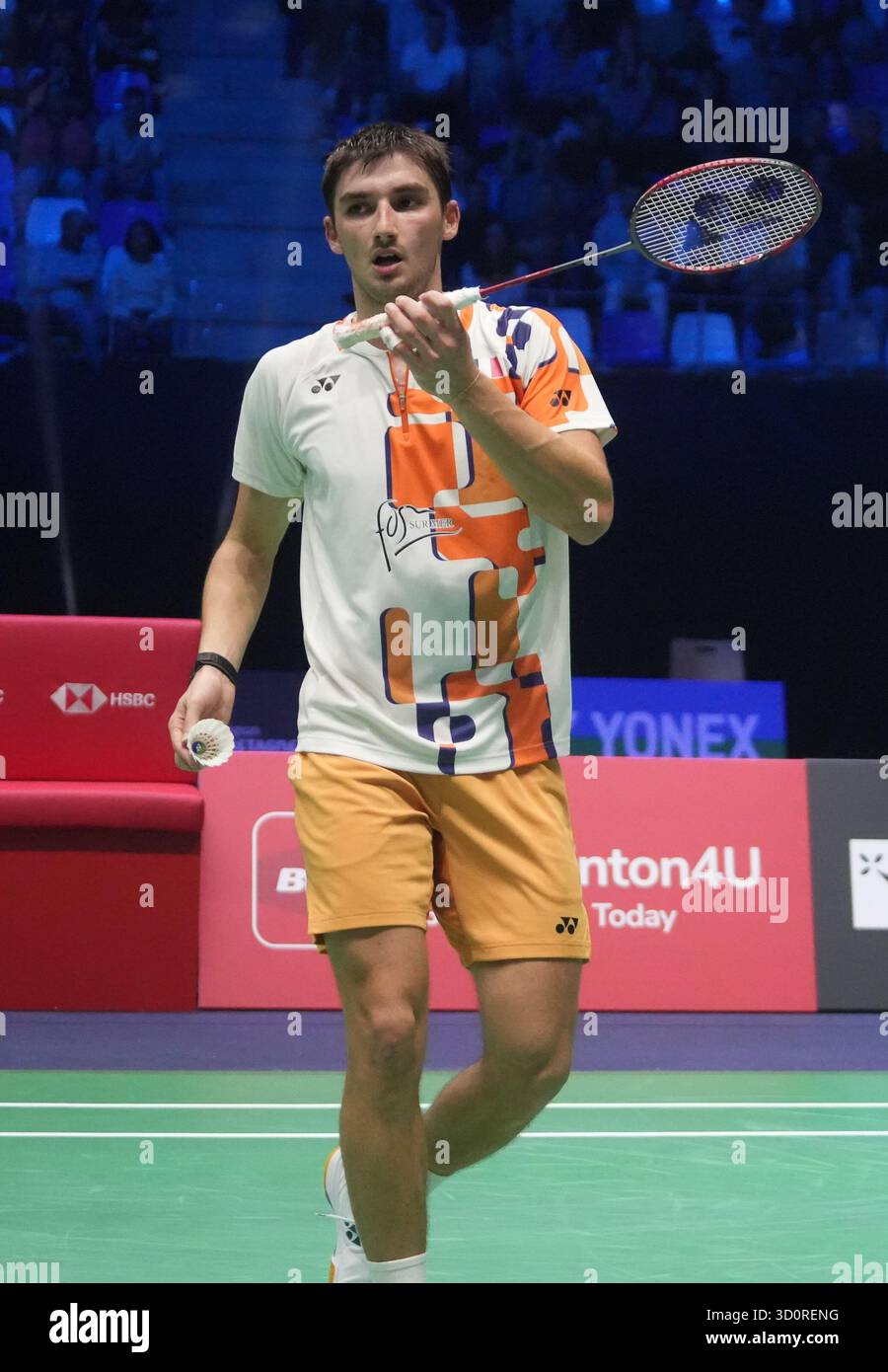 24 octobre 2025, Cesson-SéVignÃ, Bretagne, France : Christo Popov de France lors du Yonex French Open 2025, internationaux de France de Badminton, HSBC BWF World Tour Super 750 le 24 octobre 2025 au Glaz Arena de Cesson-Sévigné près de Rennes, France - photo Laurent Lairys (crédit image : © Laurent Lairys/ZUMA Press Wire) USAGE ÉDITORIAL SEULEMENT ! Non destiné à UN USAGE commercial ! Banque D'Images 24 octobre 2025, Cesson-SéVignÃ, Bretagne, France : Christo Popov de France lors du Yonex French Open 2025, internationaux de France de Badminton, HSBC BWF World Tour Super 750 le 24 octobre 2025 au Glaz Arena de Cesson-Sévigné près de Rennes, France - photo Laurent Lairys (crédit image : © Laurent Lairys/ZUMA Press Wire) USAGE ÉDITORIAL SEULEMENT ! Non destiné à UN USAGE commercial ! Banque D'Images