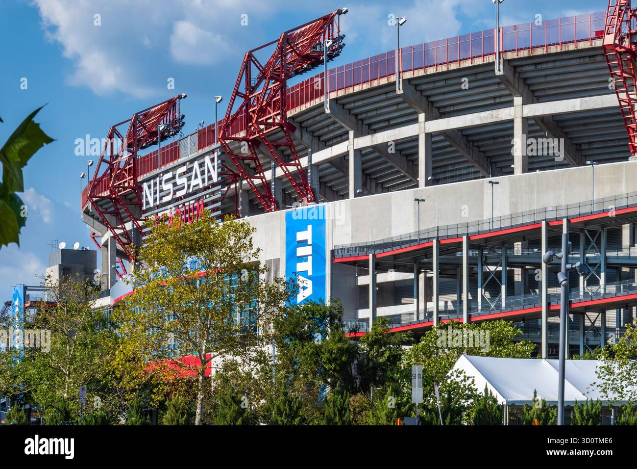 Nissan Stadium, stade des Tennessee Titans de la NFL et des Tennessee State University Tigers, à Nashville, Tennessee. (ÉTATS-UNIS) Banque D'Images