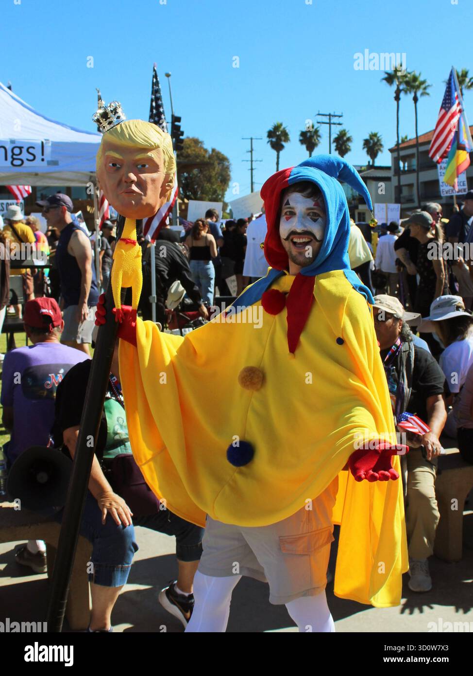 18 octobre 2025 aucune manifestation des rois à Carlsbad, CA Banque D'Images
