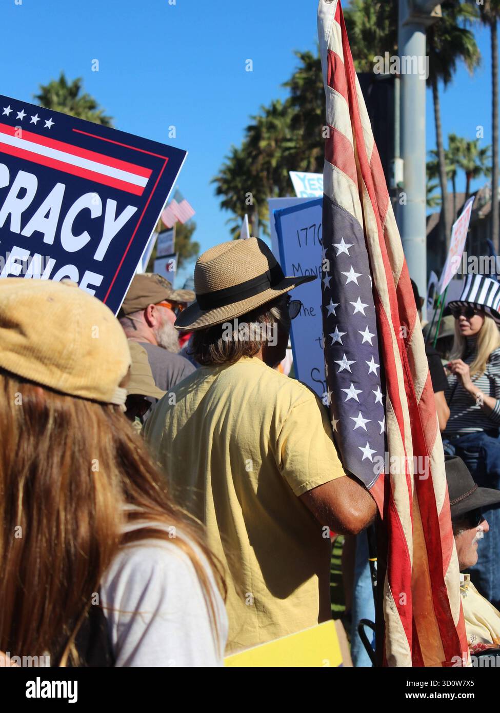 18 octobre 2025 aucune manifestation des rois à Carlsbad, CA Banque D'Images