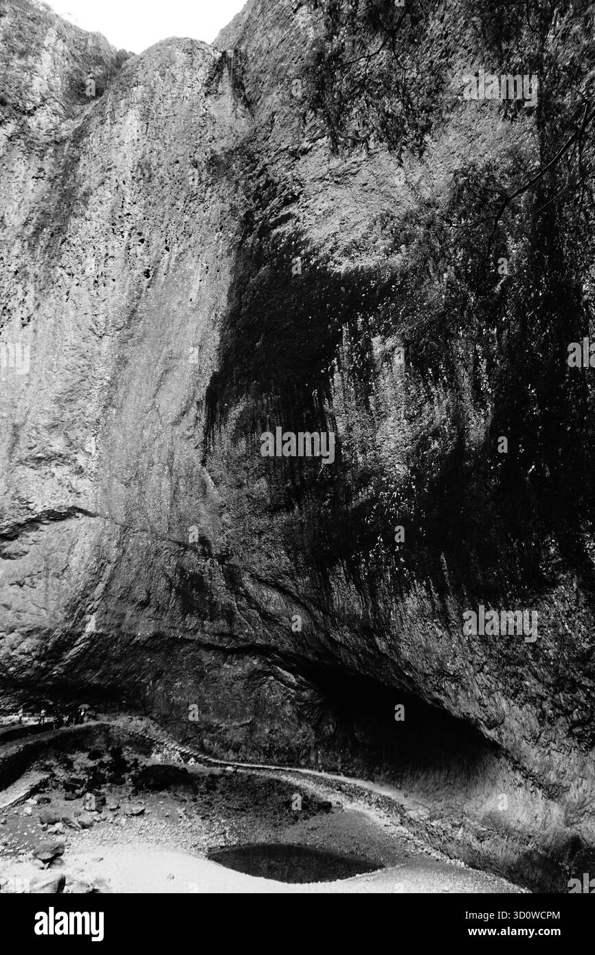 Montagnes de Yandang, comté de Yueqing, Wenzhou (Zhejiang), Chine : chute d'eau de dragon géant dans la zone pittoresque de Dalongqiu Banque D'Images