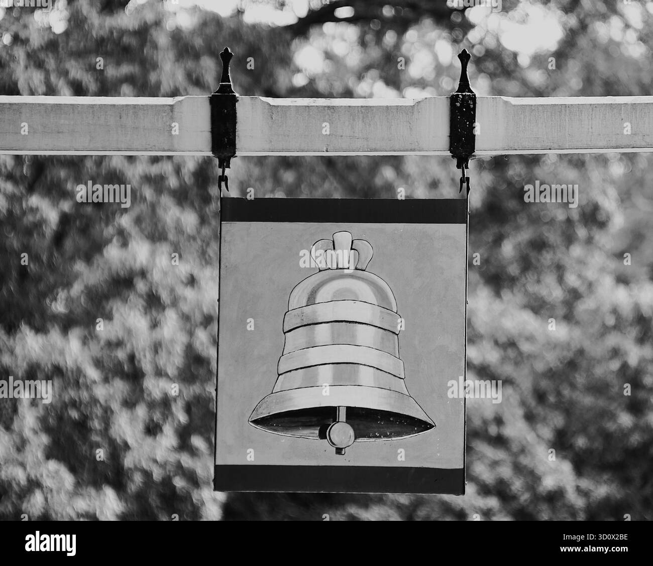 La cloche bleue dans Colonial Williamsburg.Ar Banque D'Images