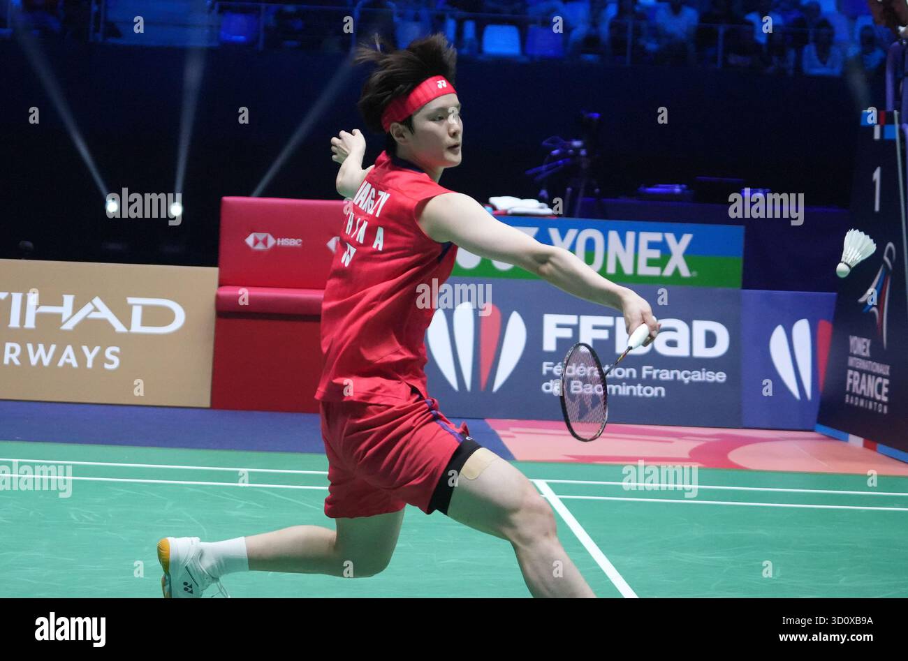 24 octobre 2025, Cesson-SéVignÃ, Bretagne, France : Wang Zhi Yi de Chine lors du Yonex French Open 2025, internationaux de France de Badminton, HSBC BWF World Tour Super 750 le 24 octobre 2025 au Glaz Arena de Cesson-Sévigné près de Rennes, France - photo Laurent Lairys (crédit image : © Laurent Lairys/ZUMA Press Wire) USAGE ÉDITORIAL SEULEMENT ! Non destiné à UN USAGE commercial ! Banque D'Images 24 octobre 2025, Cesson-SéVignÃ, Bretagne, France : Wang Zhi Yi de Chine lors du Yonex French Open 2025, internationaux de France de Badminton, HSBC BWF World Tour Super 750 le 24 octobre 2025 au Glaz Arena de Cesson-Sévigné près de Rennes, France - photo Laurent Lairys (crédit image : © Laurent Lairys/ZUMA Press Wire) USAGE ÉDITORIAL SEULEMENT ! Non destiné à UN USAGE commercial ! Banque D'Images