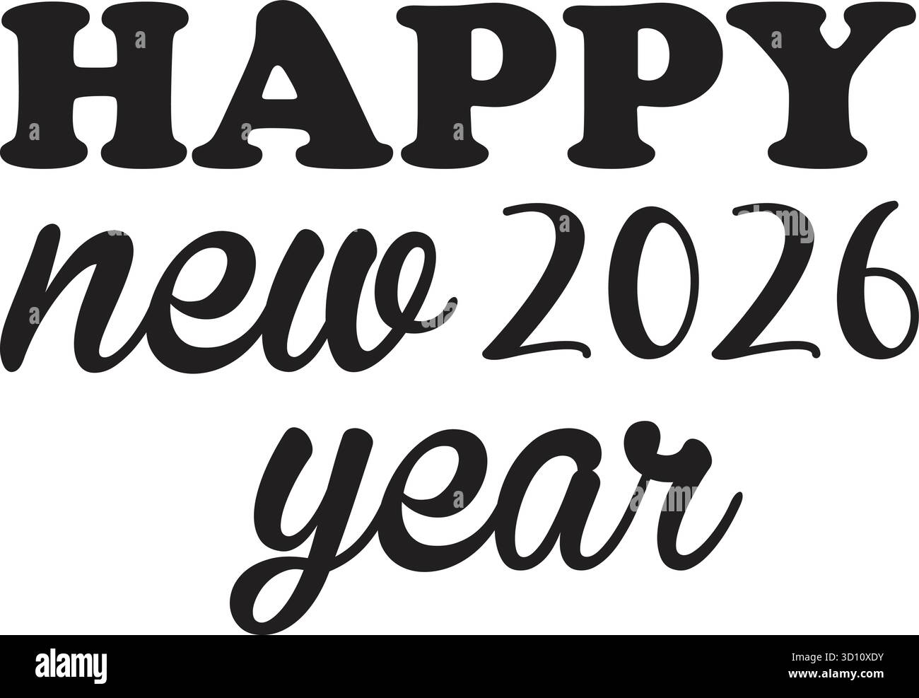 2026 bonne année Illustration de Vecteur