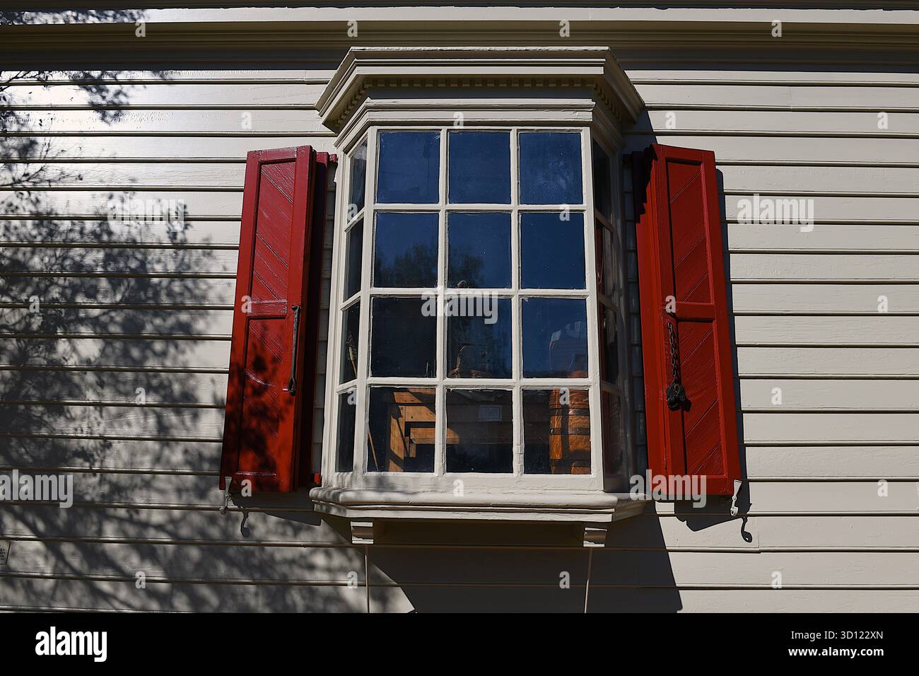 L'armurier à Colonial Williamsburg. Banque D'Images