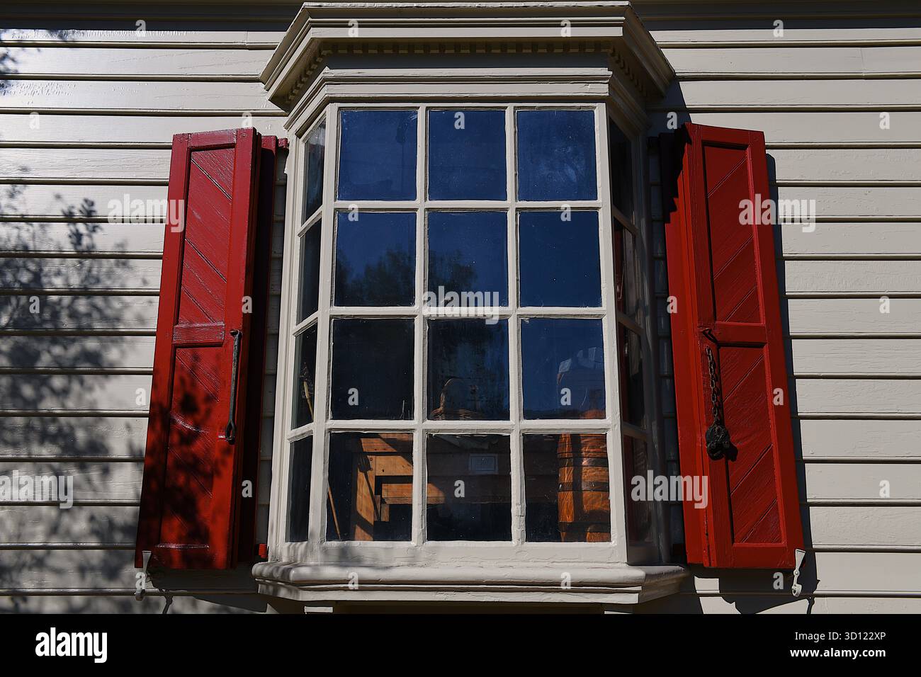 L'armurier à Colonial Williamsburg. Banque D'Images