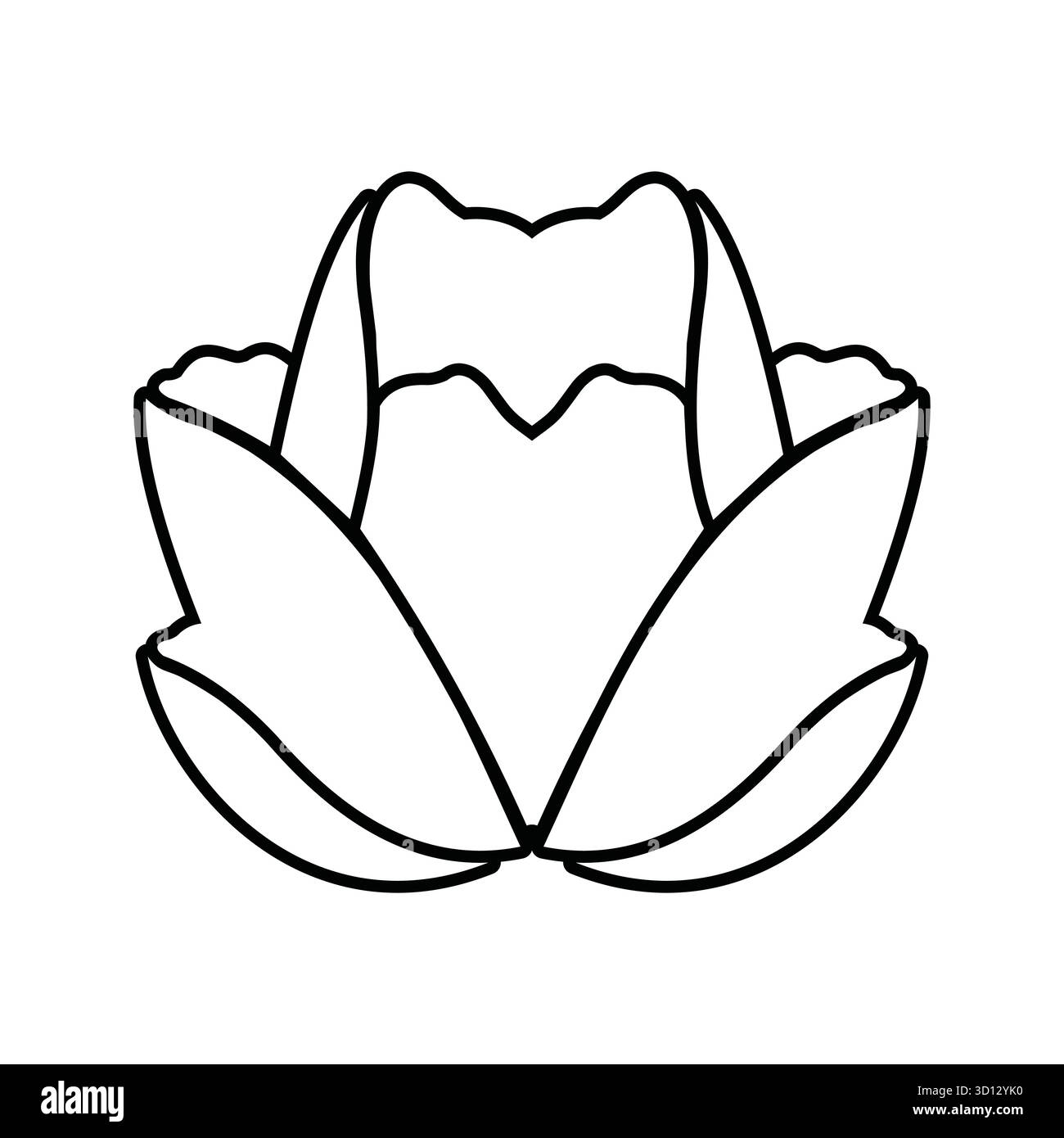Fleur de Lotus de paix et d'équilibre Illustration de Vecteur