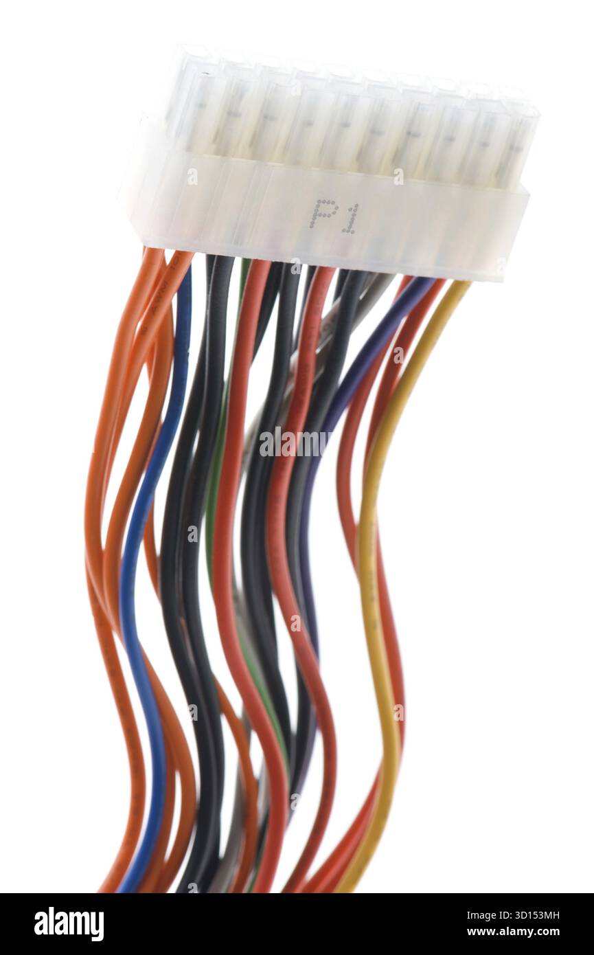 Objet sur blanc - point de coupure de l'ordinateur Banque D'Images