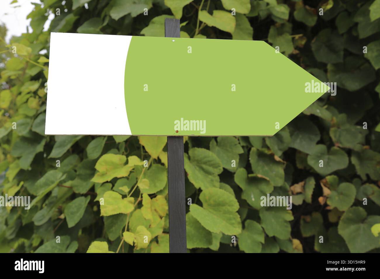 Pointeur de direction fait maison sans signes et symboles Banque D'Images