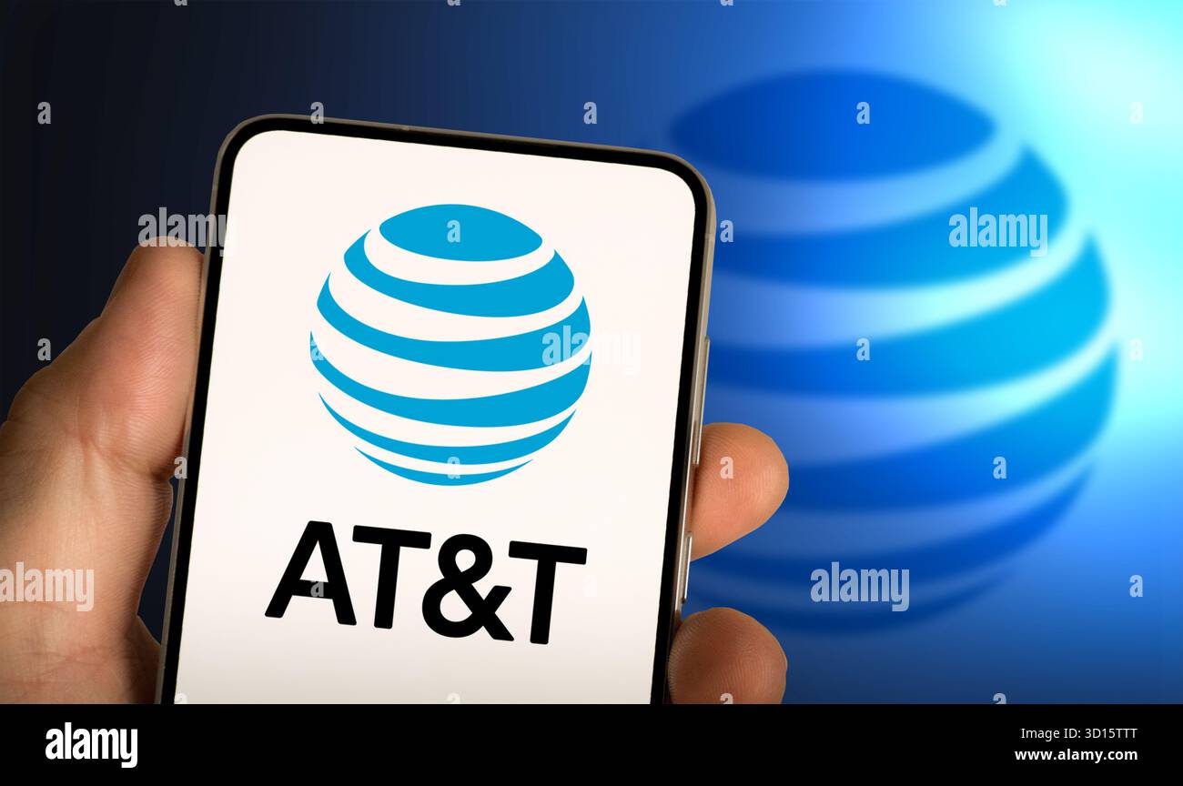 AT&T American Telephone and Telegraph Company Banque D'Images