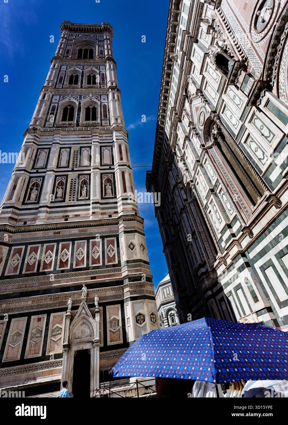 Giotto's Bell Tower (Campanile di Giotto) Florance, Italie, Europe Banque D'Images