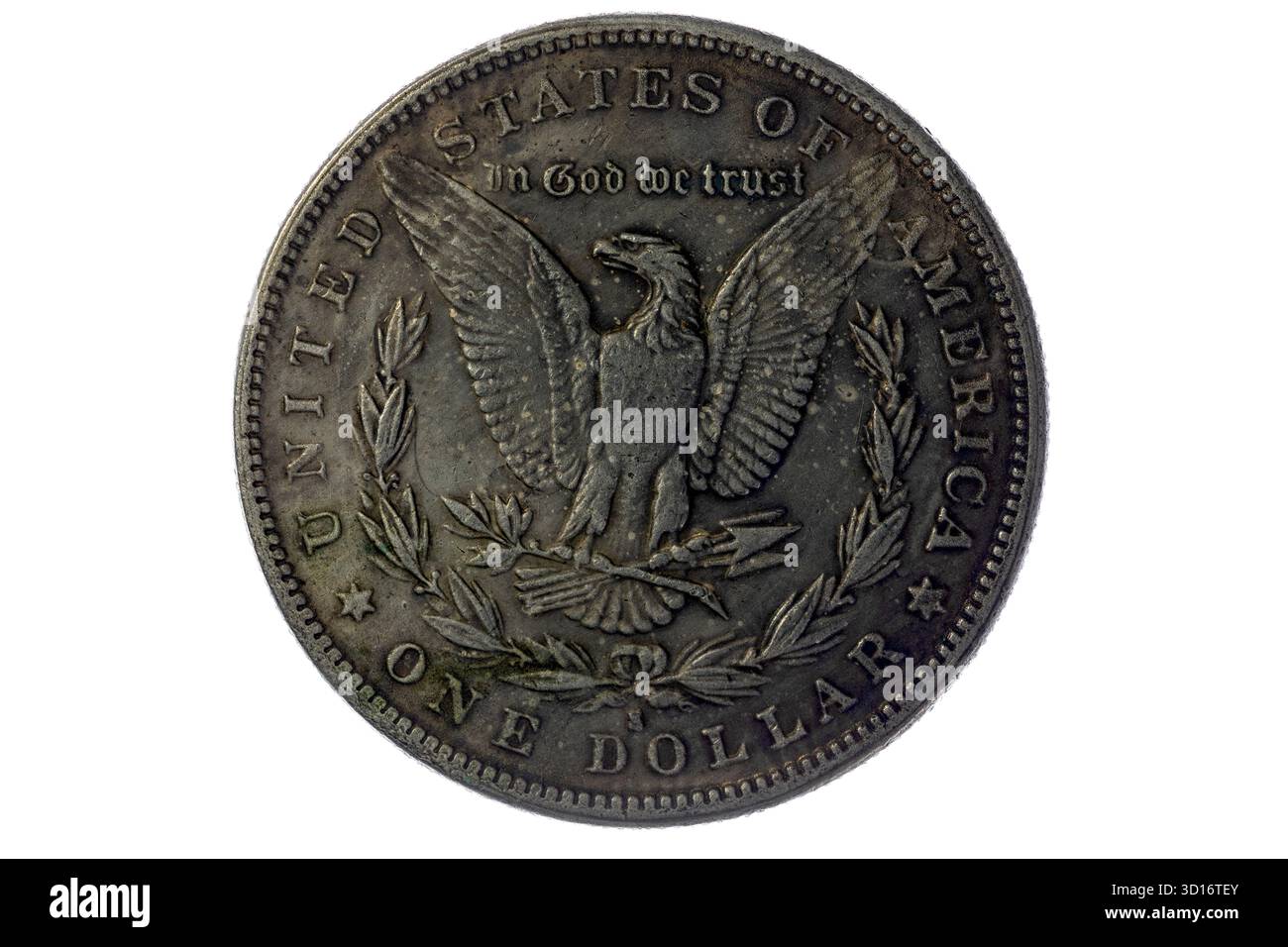 Dollar d'argent AMÉRICAIN, 1900, revers Banque D'Images