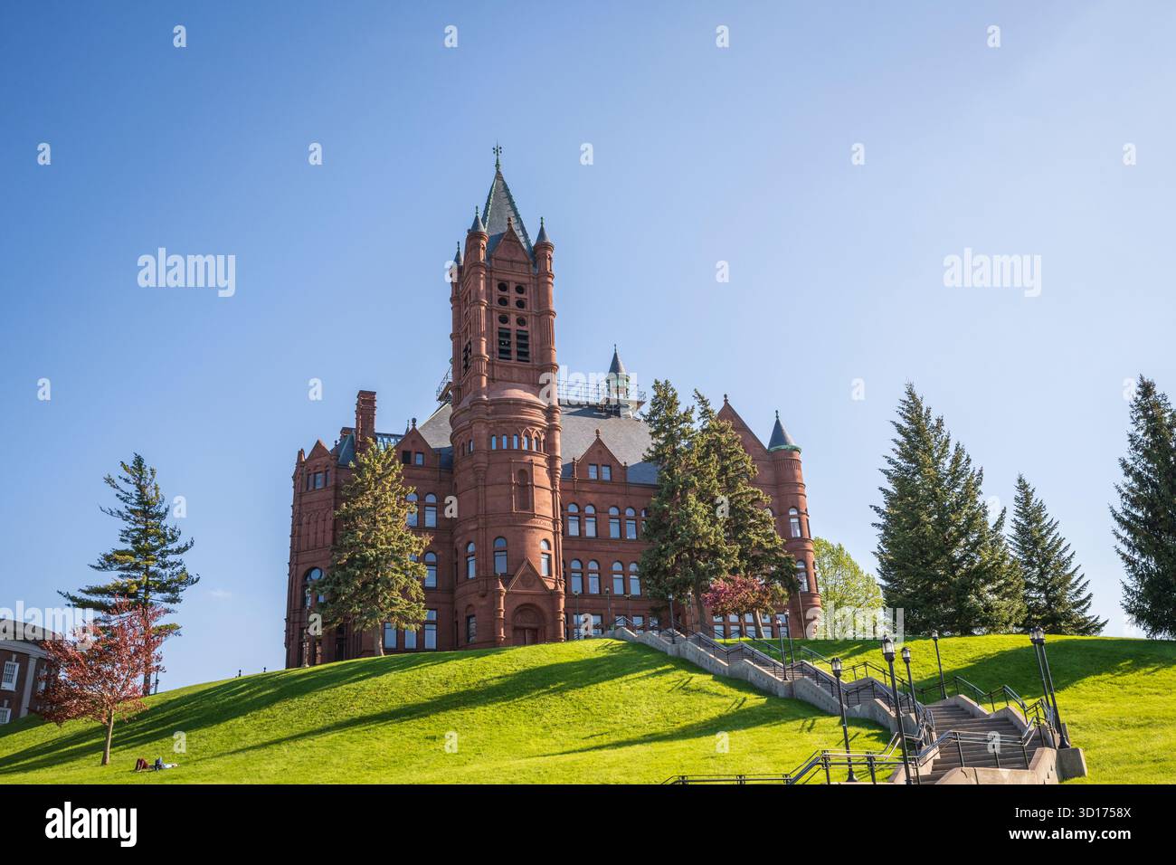 Syracuse, NY États-Unis - 12 mai 2019 : Crouse College, également connu sous le nom de Crouse Memorial College et historiquement sous le nom de John Crouse Memorial College for Women, est Banque D'Images