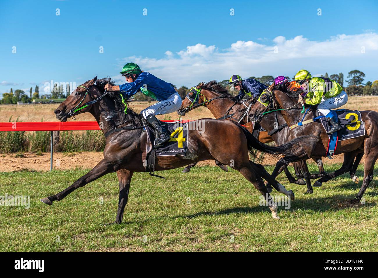 Une journée aux courses, Braidwood, Nouvelle Galles du Sud Banque D'Images