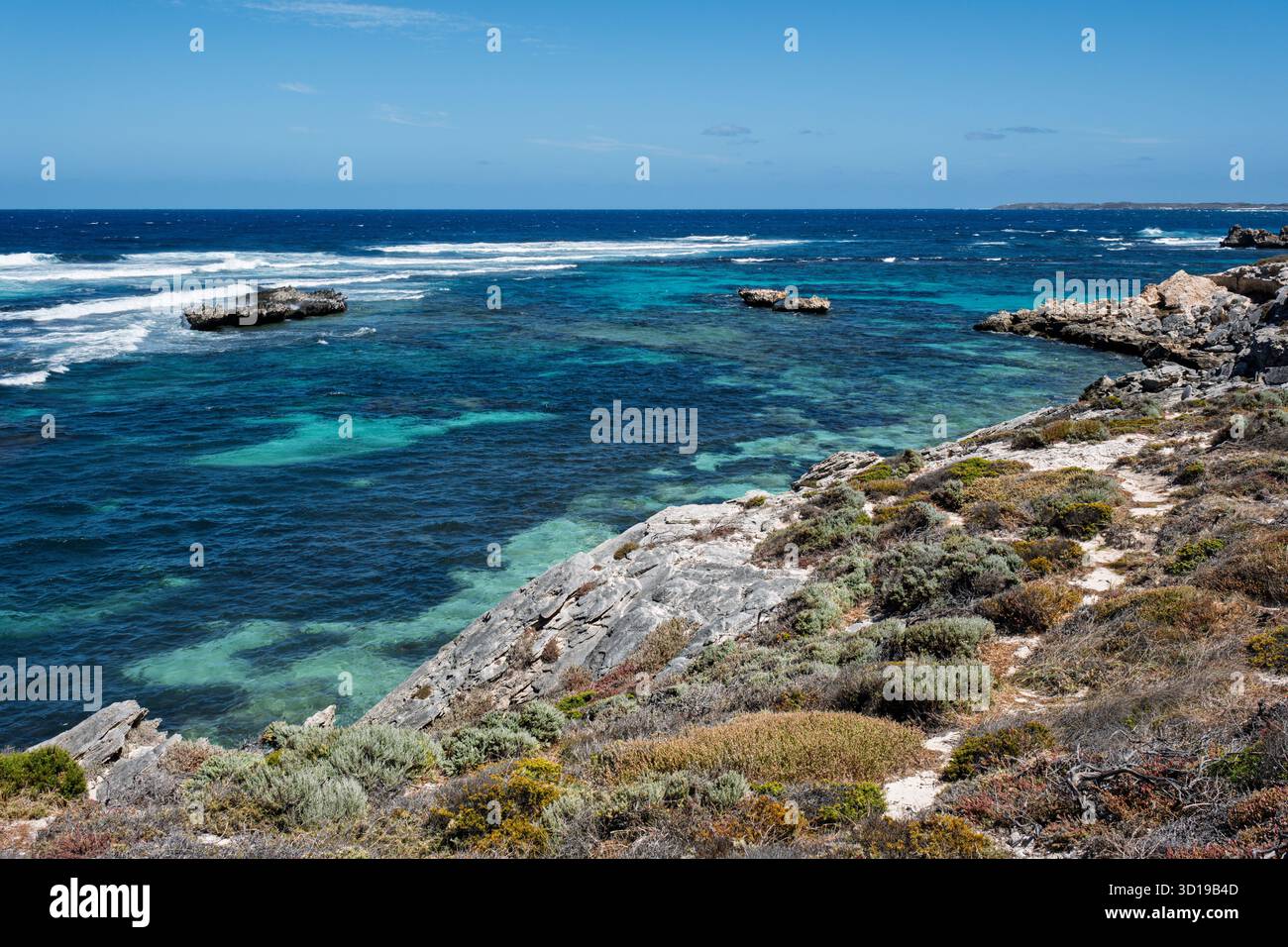 Jeannies Lookout, Rottnest Island, près de Fremantle, Perth, Australie occidentale Banque D'Images