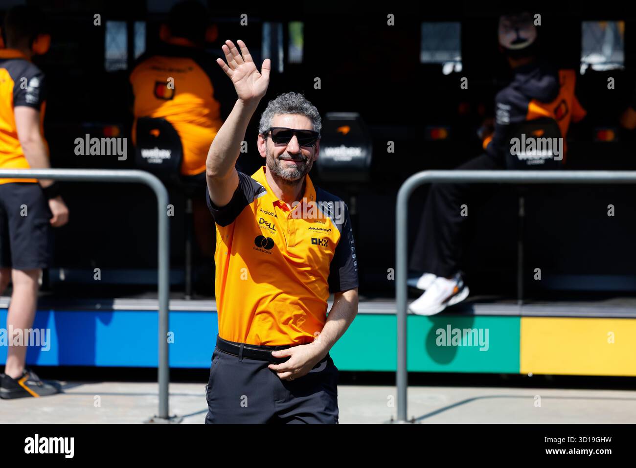 Mexico, Mexique. 24 octobre 2025. Andrea Stella (ITA, McLaren F1 Team), Grand Prix de F1 du Mexique à l'Autodromo Hermanos Rodriguez le 24 octobre 2025 à Mexico, Mexique. (Photo de HOCH Zwei) crédit : dpa/Alamy Live News Banque D'Images