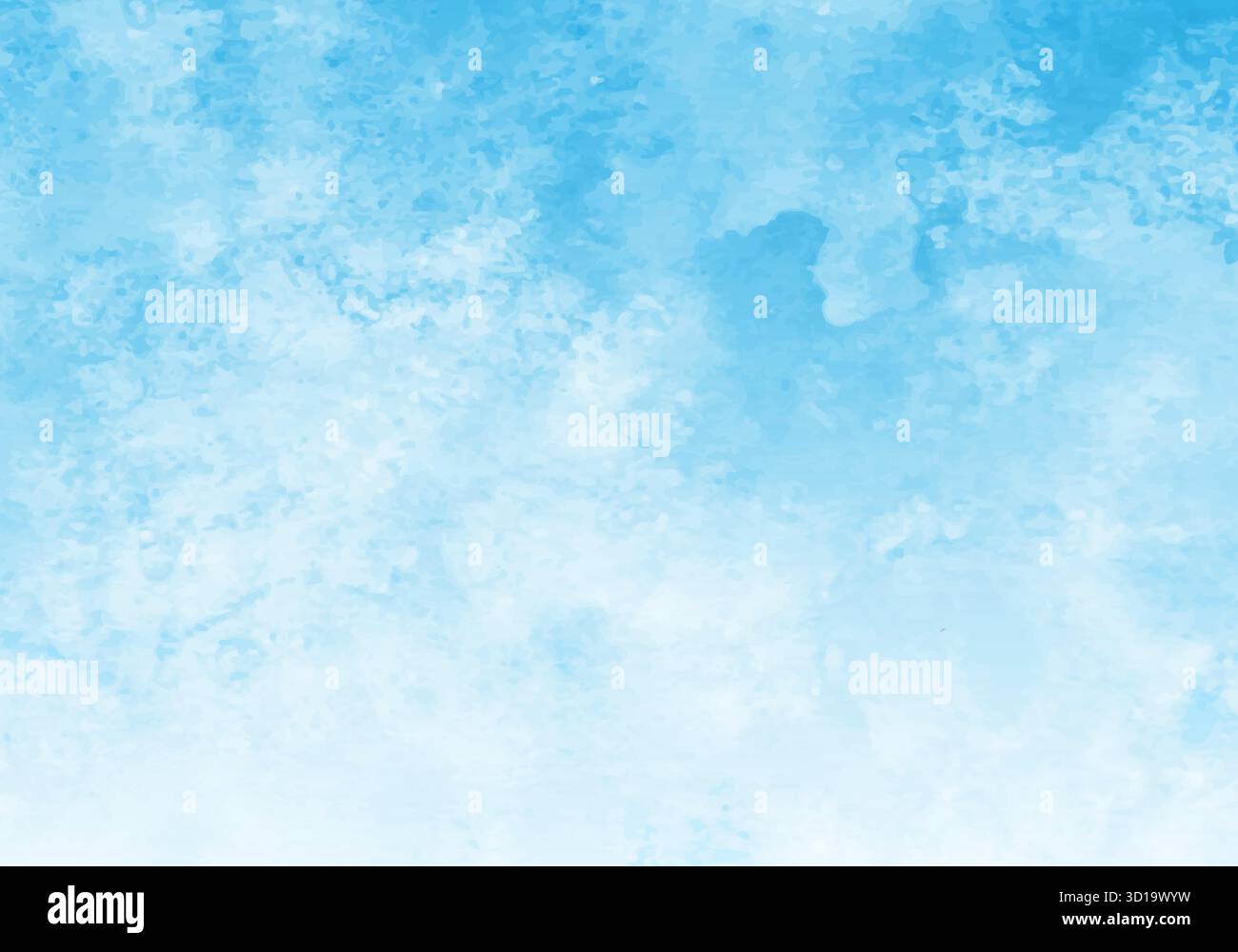 Fond de vecteur aquarelle bleu. Toile de fond de teinture carrée de peinture abstraite à la main Illustration de Vecteur