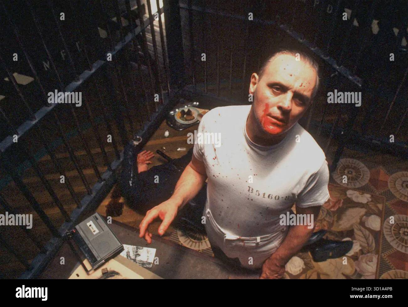 LE SILENCE DES AGNEAUX 1991 Orion photographie un film d'horreur avec Anthony Hopkins dans le rôle de Dr Hannibal Lecter Banque D'Images