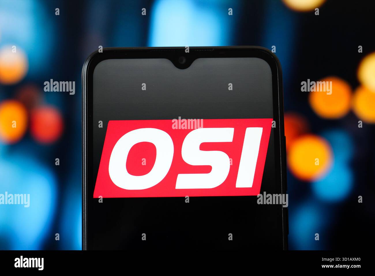 Canada. 27 octobre 2025. Dans cette illustration photo, le logo OSI Systems est affiché sur l'écran d'un smartphone. (Photo de Thomas Fuller/SOPA images/SIPA USA) *** strictement à des fins éditoriales *** crédit : SIPA USA/Alamy Live News Banque D'Images