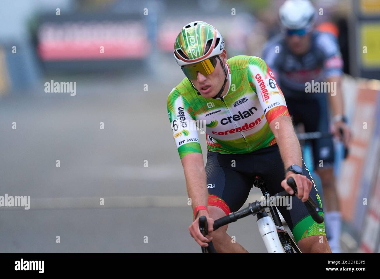 Overijse, Belgique . 26 octobre 2025. OVERIJSE, BELGIQUE - 12 JANVIER : lors du Telenet Superprestige en compétition à la course d'élite des hommes à le 12 janvier 2025 à Overijse, Belgique . (Photo de Rob Pauel/Orange Pictures) crédit : Orange pics BV/Alamy Live News Banque D'Images