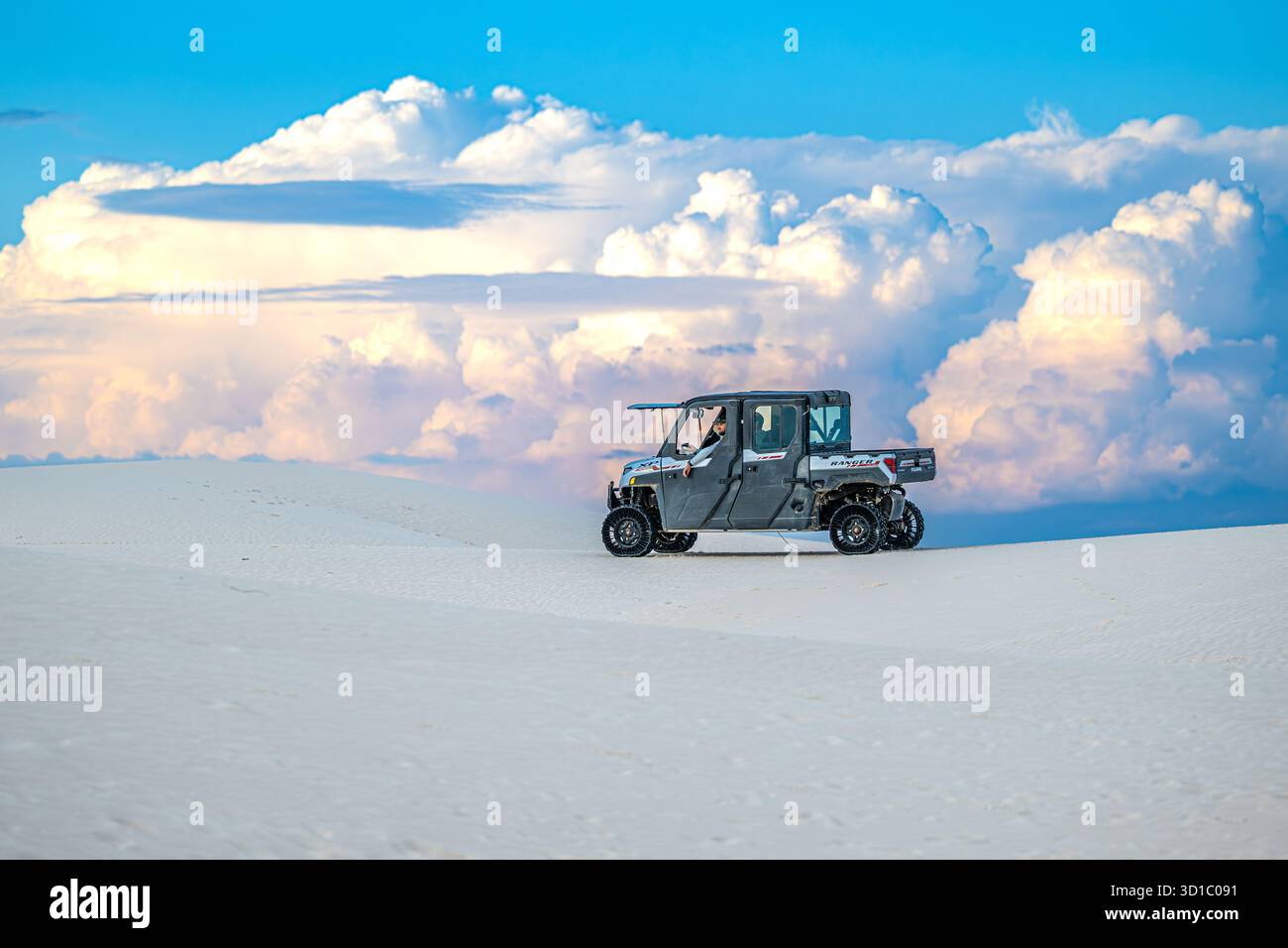 Parc national de White Sands dunes Nouveau-Mexique États-Unis Banque D'Images