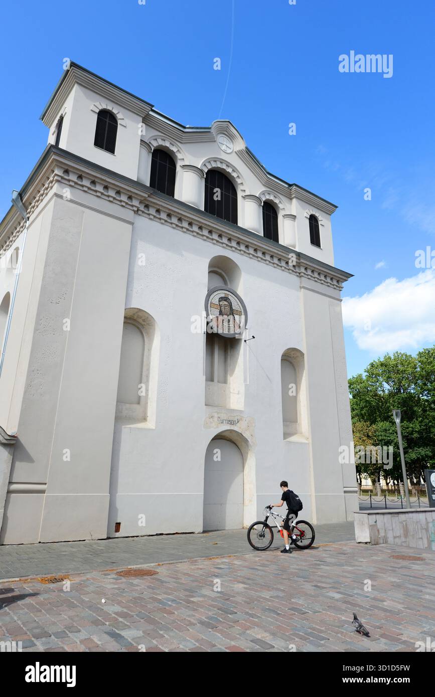 L'église du Saint-Sacrement de Vilniaus gatvė à Kaunas, Lituanie. Banque D'Images