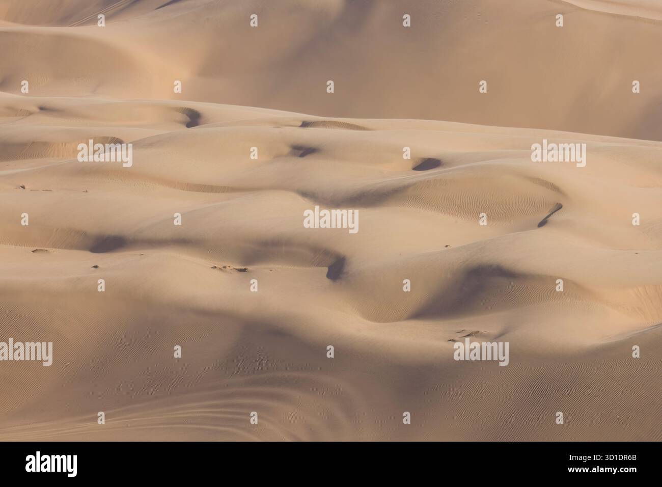 Dunes de sable à Sandwich Harbour près de Walvis Bay Namibie Banque D'Images