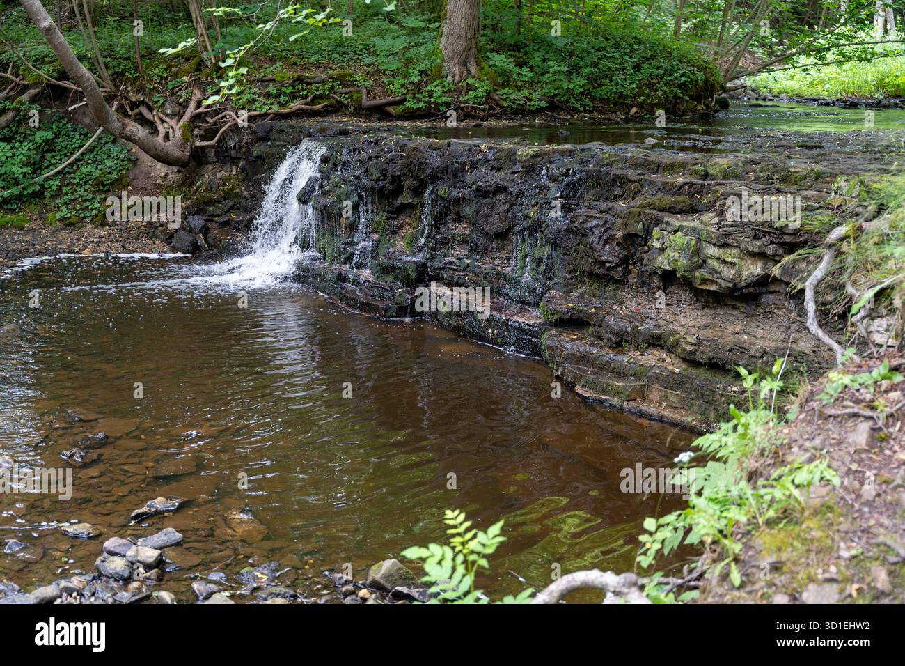 Ivandes rumba cascade Renda, Lettonie Banque D'Images