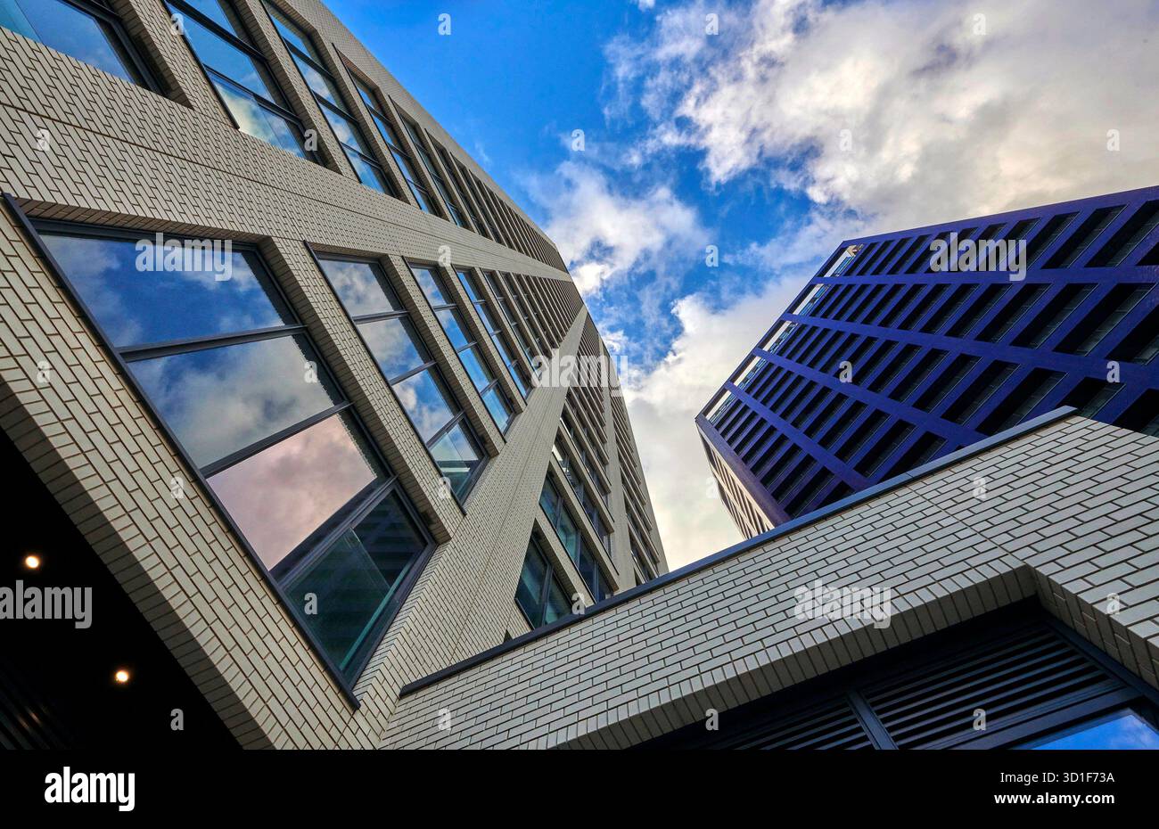 City Island Residential Towers, Île des chiens, East End de Londres, South East England, Royaume-Uni Banque D'Images