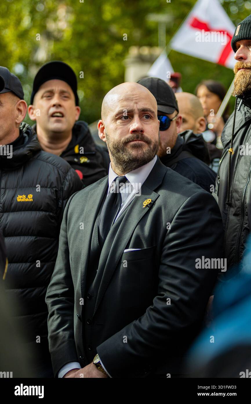 Nick Tenconi en présence à la marche de l'UKIP "Crucade Against islamists" à londres Banque D'Images