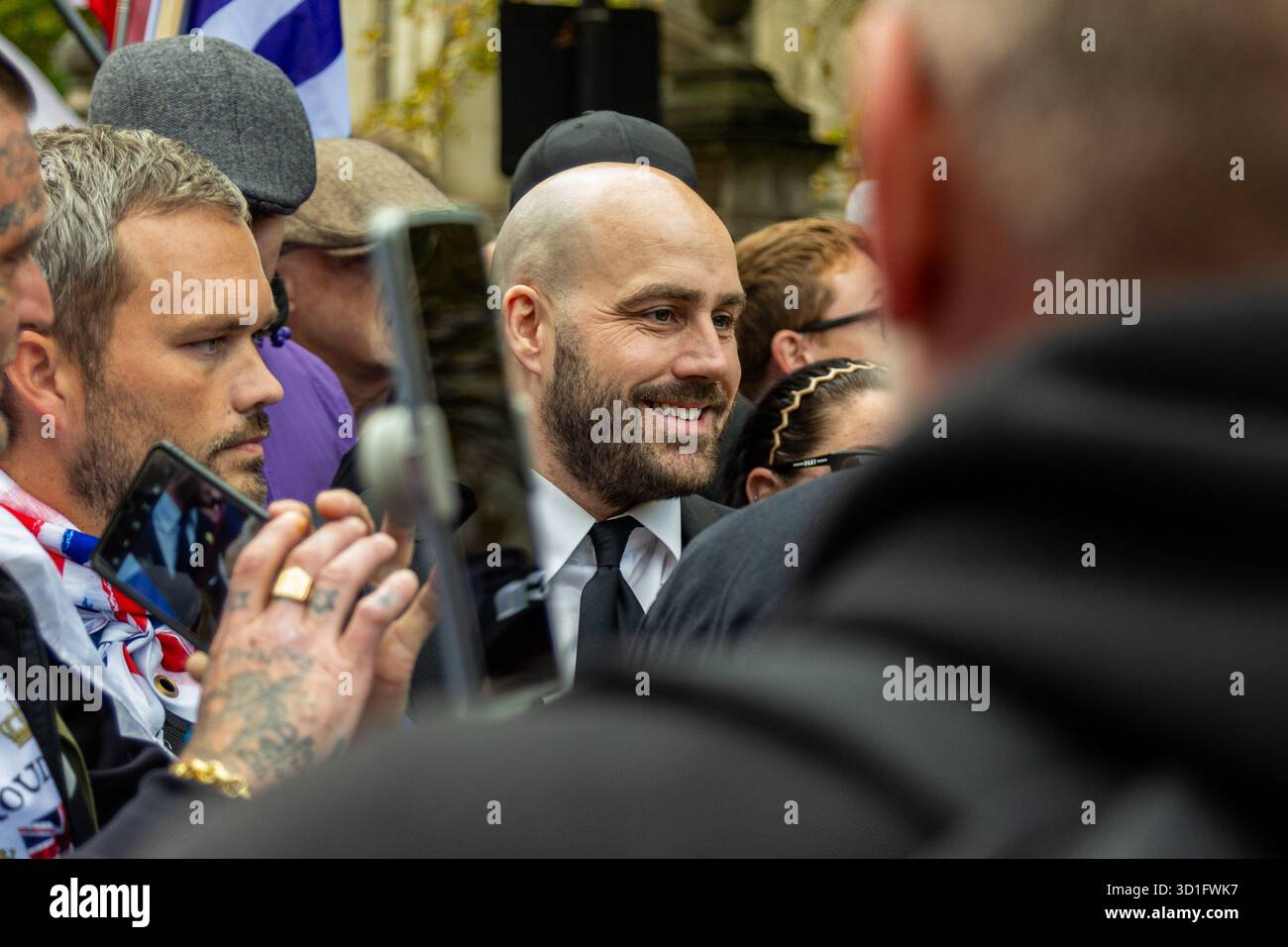 Nick Tenconi en présence à la marche de l'UKIP "Crucade Against islamists" à londres Banque D'Images