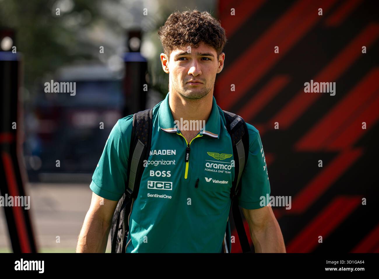 Mexico, Mexique, 26 2025 ans, Jak Crawford, pilote de développement de l'équipe de F1 Aston Martin participant à la journée du Grand Prix de Mexico 2025, qui se déroule à Mexico, au Mexique. Crédit : Michael Potts/Alamy Live News Banque D'Images