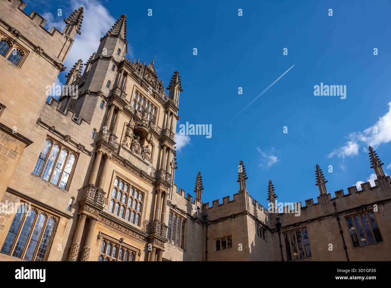 The Old Bodleian Library, Oxford, Royaume-Uni Banque D'Images