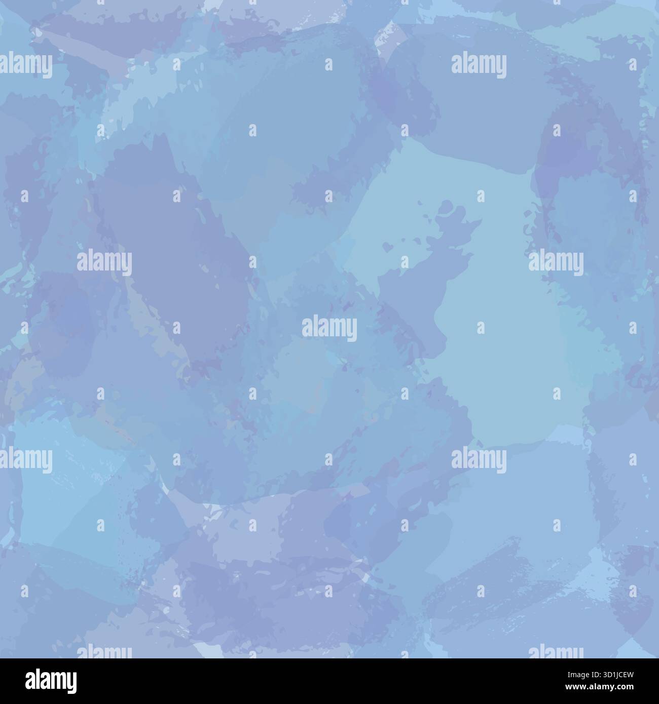 Fond de vecteur aquarelle bleu. Toile de fond de teinture carrée de peinture abstraite à la main Illustration de Vecteur