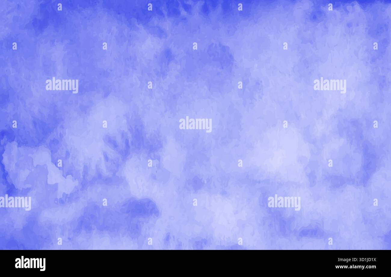 Fond de vecteur aquarelle bleu. Toile de fond de teinture carrée de peinture abstraite à la main Illustration de Vecteur