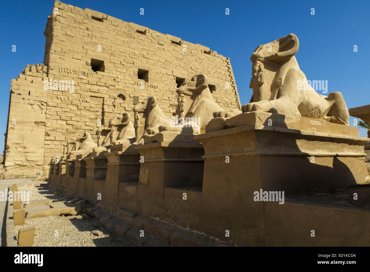 Le complexe du temple de Karnak près de Louxor, Egypte Banque D'Images