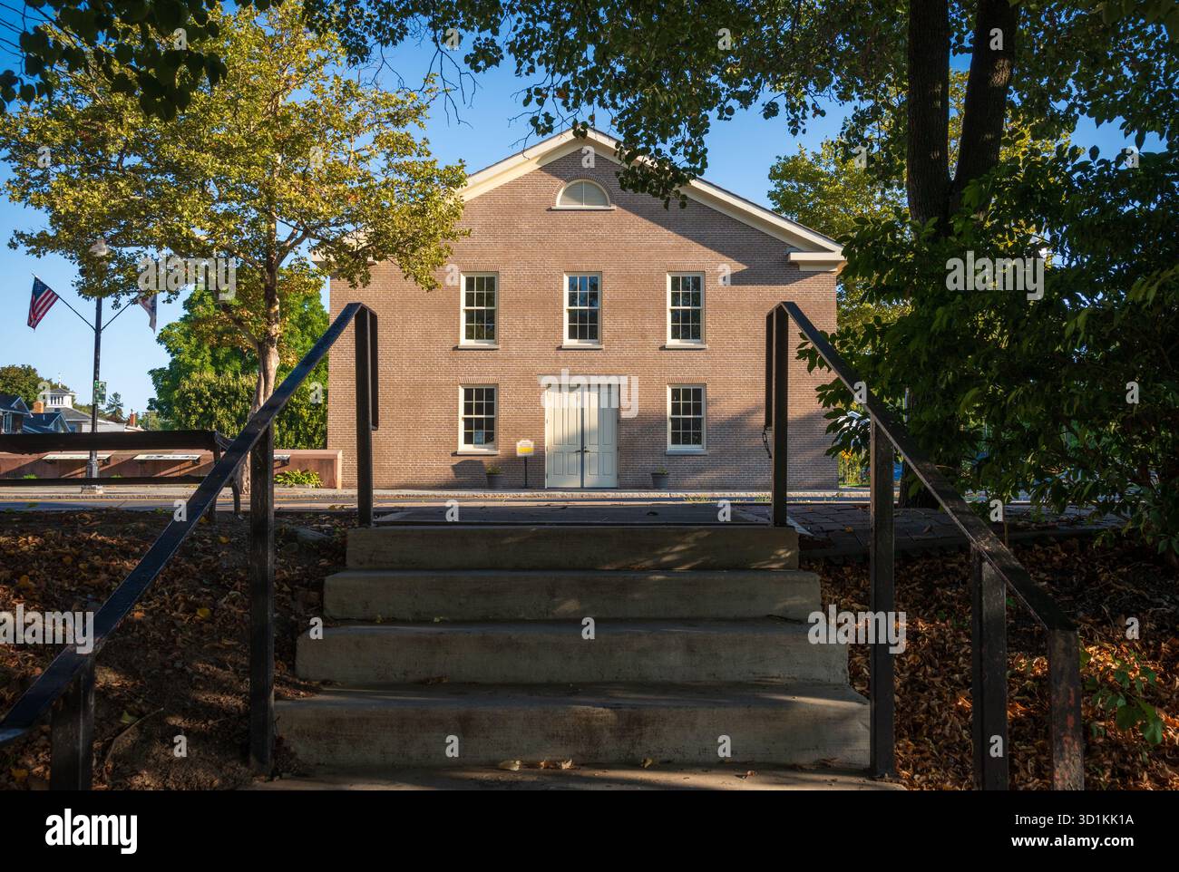 Seneca Falls, New York, honore la lutte pour l’égalité sur le site de la première Convention des droits de la femme en 1848 Banque D'Images