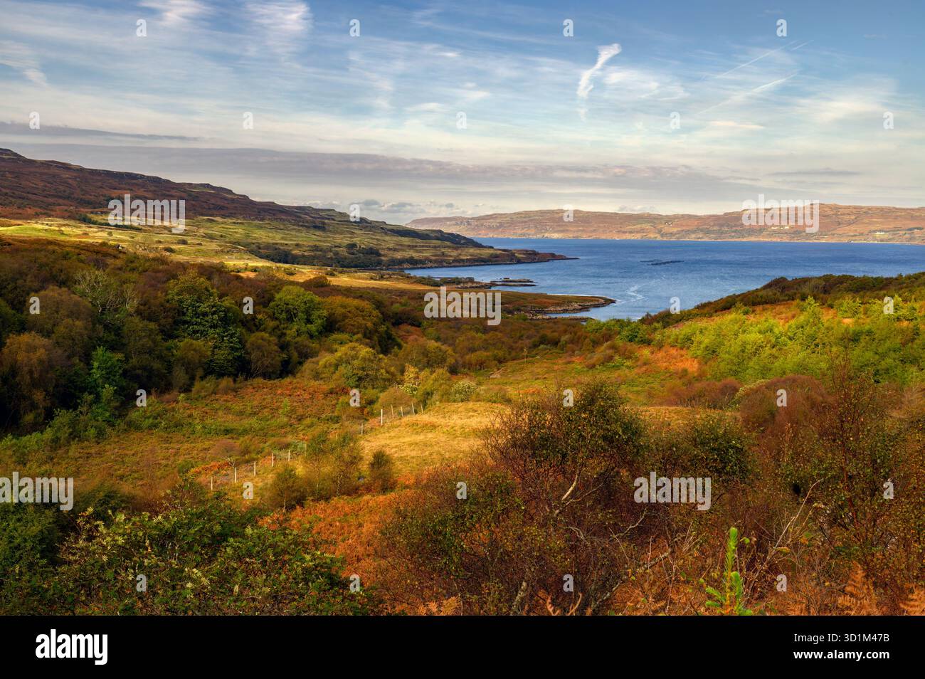 La côte nord de l'île intérieure des hébrides d'Ulva, en Écosse Banque D'Images