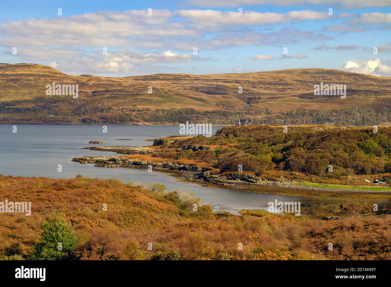 La côte nord de l'île intérieure des hébrides d'Ulva, en Écosse Banque D'Images