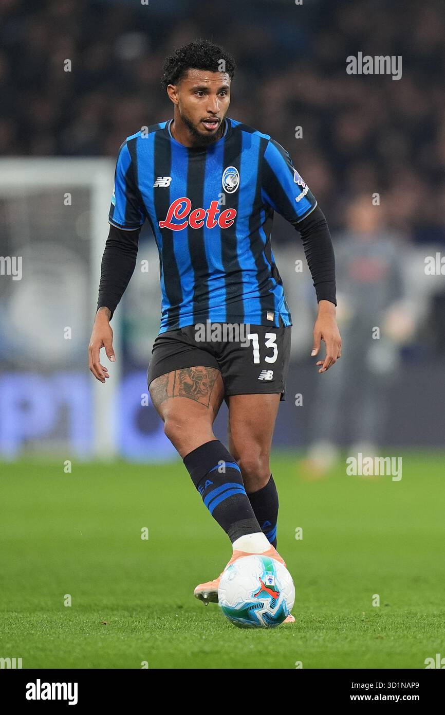 Bergame, Italie. 28 octobre 2025. Ederson d'Atalanta lors du match de football Serie A entre Atalanta et AC Milan au New Balance Stadium de Bergame, Italie du Nord - mardi 28 octobre 2025. Sport - Soccer . (Photo de Spada/LaPresse) crédit : LaPresse/Alamy Live News Banque D'Images