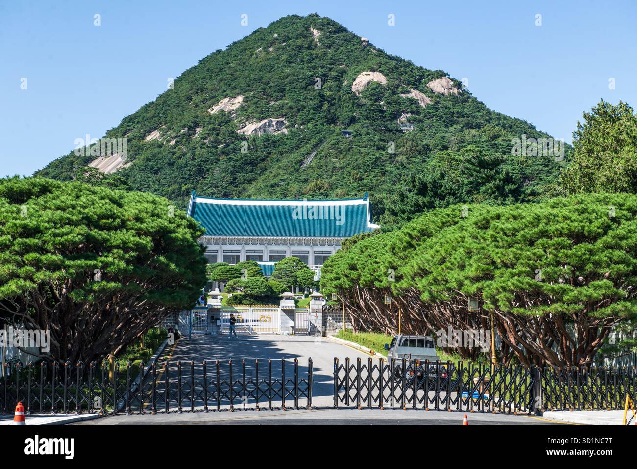 Cheong Wa Dae (Maison bleue). Séoul. Corée du Sud. Banque D'Images