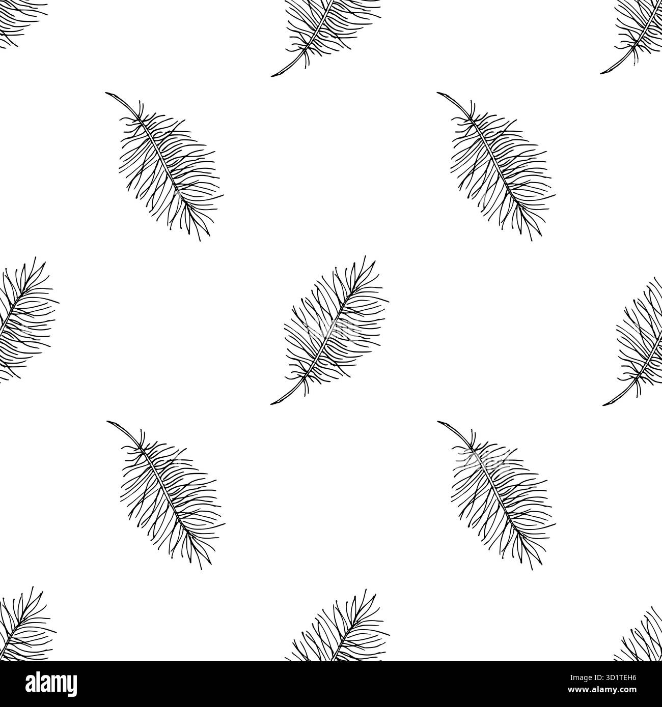 Motif sans couture de peluches. Illustration faite à la main style encre vectorielle. Pour la conception d'emballage, les cartes, la couverture, les impressions, les étiquettes de produits et le tissu. Illustration de Vecteur